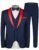 MAGE MALE Conjunto de 3 piezas para hombre, de un botón