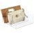 mDesign Organizador de bolsos de plástico