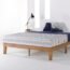 Mellow Naturalista Classic 12-Inch Solid Wood Platform Bed | Wooden Slats, No Box Spring Needed, Easy Assembly | King, Cherry
