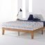 Mellow Naturalista Classic 12-Inch Solid Wood Platform Bed | Wooden Slats, No Box Spring Needed, Easy Assembly | King, Cherry