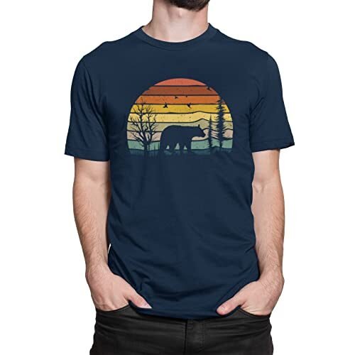 Camisetas gráficas para hombre, 100% algodón suave