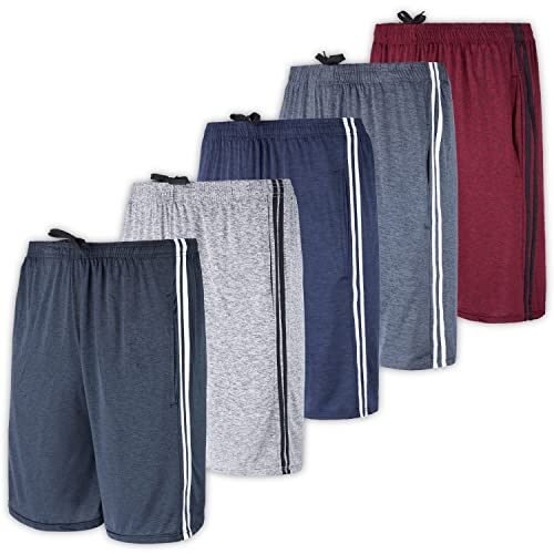 Paquete de 5: pantalones cortos deportivos para hombre