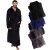Ross Michaels – Bata de baño larga con cuello chal para hombre