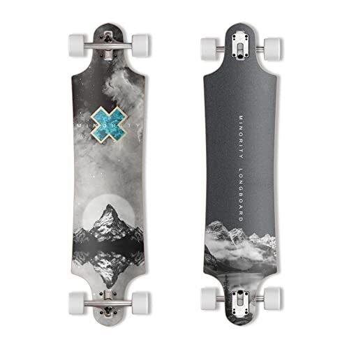 Monopatín largo Minority Downhill de arce, de 1 metro de largo