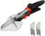 GARTOL Miter Shears- Multifunctional Trunking Shears for Angular Cutting of Moulding and Trim, Adjustable at 45 To 135 Degree, Hand Tools for Cutting Soft Wood, Plastic, PVC, with Replacement blades