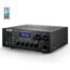 Moukey Home Audio Amplifier Stereo Receivers with Bluetooth 5.0, 220W 2 Channel Power Amplifier Stereo System, w/USB, SD, AUX, MIC in w/Echo, LED for Home Theater Speakers via RCA, Studio Use - MAMP1