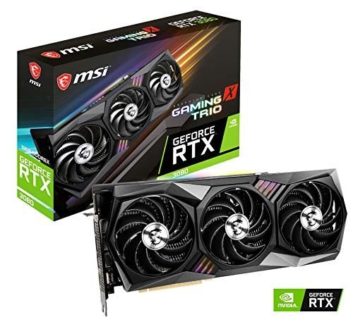 MSI Gaming GeForce RTX 3080 GAMING X TRIO 10GB GDRR6X 320-Bit HDMI/DP