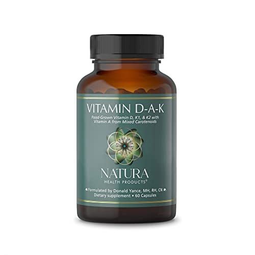 Natura Health Products – Suplemento de vitamina D-A-K, hueso, corazón y visión