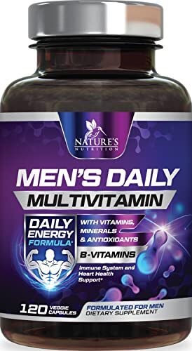 Nature’s Daily Multivitamínico para hombres – Suplemento multivitamínico para hombre