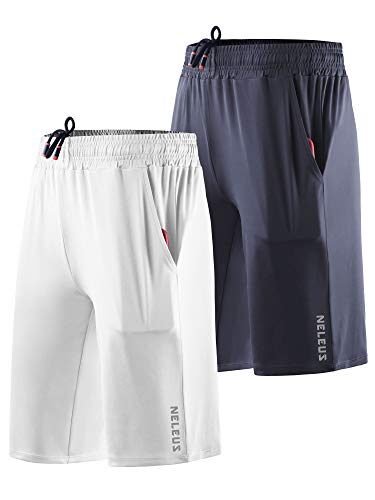 NELEUS Pantalones cortos de correr ligeros para mujer
