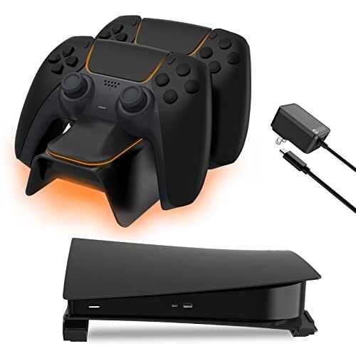 NexiGo Soporte horizontal para PS5 con cargador de controlador