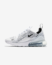 Nike Women's Air Max 270, White / Black, 6