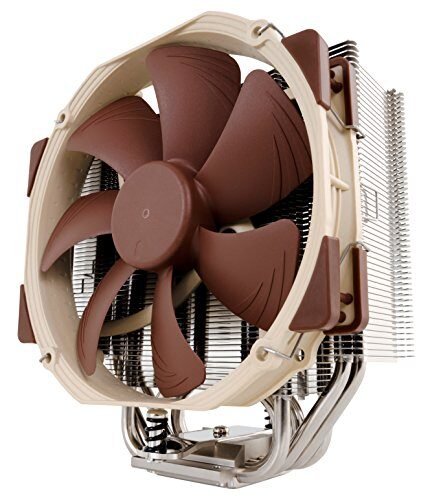 Torre enfriadora de CPU única Noctua U-series, de 14cm, color marrón (NH-U14S)