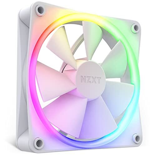 NZXT Ventiladores RGB F120 – RF-R12SF-W1 – Personalización avanzada de iluminación RGB