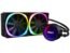 NZXT Kraken X53 240mm - RL-KRX53-01 - AIO RGB CPU Liquid Cooler - Rotating Infinity Mirror Design - Improved Pump-Powered By CAM V4-RGB Connector-Aer P 120mm Radiator Fans (2 Included), Black, X Gen 3
