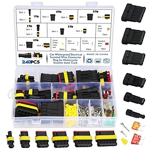 OCR Kit de enchufe de cable de automóvil, 240 unidades