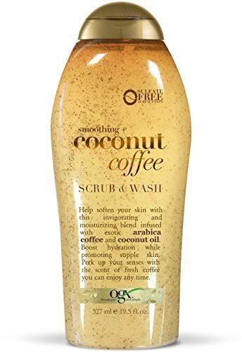 OGX – Jabón y exfoliante corporal de café y coco, 19.5 fl Oz