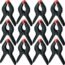12 Pack Spring Clamps, 3.5inch Plastic Clips, Small Backdrop Clips, Clamps Heavy Duty, Spring Clips for Crafts, Backdrop Stand, Woodworking, Photography Studios (Black)