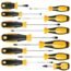 OPOW Magnetic Screwdriver Set with Storage Case, 30-Piece Professional Screwdrivers Includes Slotted/Phillips/Hex/Torx/Square/Pozi Head, Ratcheting and Screwdriver Bits, Non-Slip Handle Design.