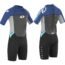 Mens 3mm Shorty Wetsuit, Premium Neoprene Front Zip Short Sleeve Diving Wetsuit Snorkeling Surfing (Shorty Wetsuit Black, XL)