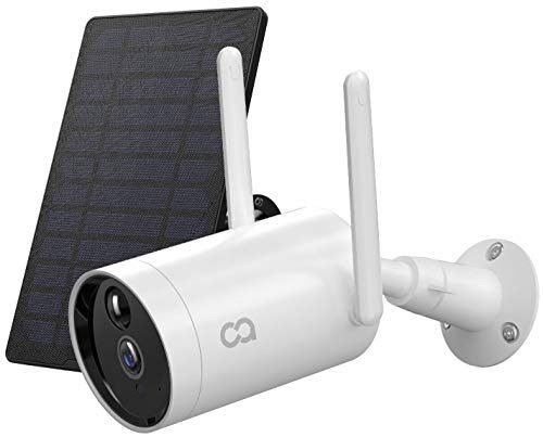 COOAU Cámara de seguridad para exteriores, cámara inalámbrica con batería recargable