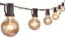 Outdoor String Lights 25 Feet G40 Globe Patio Lights with 27 Edison Glass Bulbs(2 Spare), Waterproof Connectable Hanging Light for Backyard Porch Balcony Party Decor, E12 Socket Base,Black
