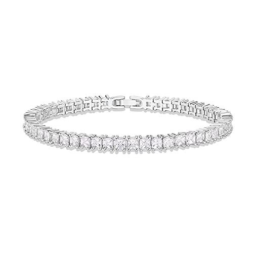 PAVOI 14K Chapado en Oro 3mm Cubic Zirconia Classic