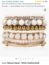 RIAH FASHION Multi Color Stretch Beaded Stackable Bracelets - Layering Bead Strand Statement Wrap Bangles (Original - Natural, 7.0 Inches)