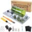 OAIEGSD Glass Cutter, Premium Glass Cutter Tool 2mm-20mm, Pencil Style Oil Feed Carbide Tip, Glass Cutting Tool for Glass Cutting/Mirror/Stained Glass with 2 Extra Heads and a Screwdriver