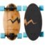 Eggboards Mini Longboard The Original - Bamboo Wood Cruiser Skateboard for Adults and Kids. Easy to Carry, Smooth to Ride