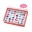 PinkSheep Little Girl Jewel Rings in Box, Adjustable, No Duplication, Girl Pretend Play and Dress Up Rings (24 Lovely Ring)