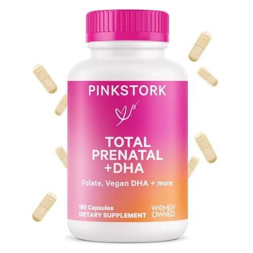 Pink Stork Total Prenatal + 200 mg DHA – Soporte nutricional recomendado para antes