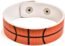 Sports Fan Leather Football Soccer Baseball Basketball Printed Wraps Bracelets Sports Lover Bracelets for Women Girls Men Boys Best Gift Presents for Birthday Christmas New Year Valentine's Day-Basketball