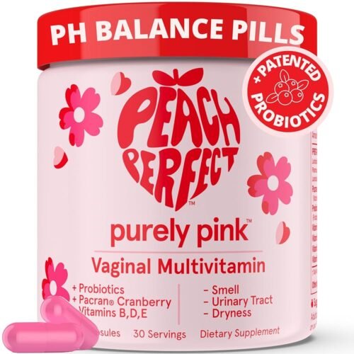 Purely Pink Multivitamínico vaginal equilibrio de pH para mujeres con prebióticos