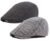 qunson paquete de 2 Algodón para hombre gorra plana