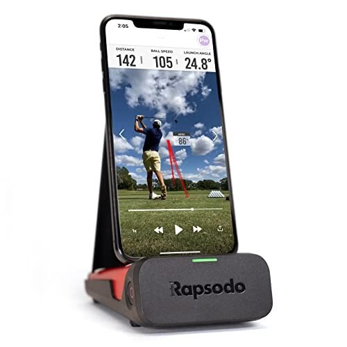 Rapsodo Monitor de lanzamiento móvil para golf en interiores y exteriores con visión