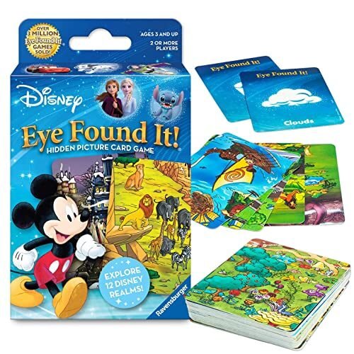 Ravensburger World of Disney Eye Found It – Juego de cartas para niños