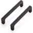 30 Pack Bronze Solid Cabinet Handles Drawer Pulls, 5.38-inch/136mm Length (3-inch Hole Center) Door Handle (1/2-inch Diameter) Kitchen Stainless Steel Cabinet Hardware Handle, Oil-Rubbed Bronze