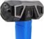 REAL STEEL 0508 Rubber Grip Forged Jacketed Graphite Drilling Sledge Hammer for Striking 3 lb