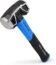 REAL STEEL 0508 Rubber Grip Forged Jacketed Graphite Drilling Sledge Hammer for Striking 3 lb