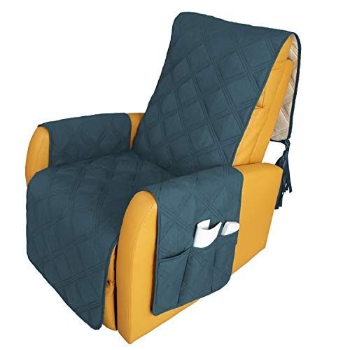 Fundas para silla reclinable, impermeables, con protector de muebles anti-salto
