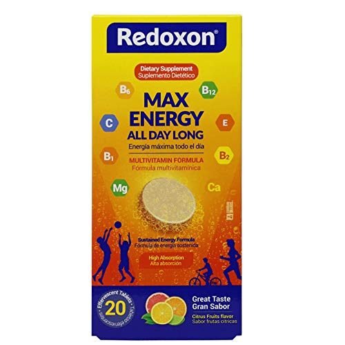 Redoxon Max Energy, Fórmula multivitamínica , Energía máxima todo el día