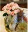 CEWOR 24 Heads Artificial Rose Flowers Bouquet Silk Flowers Roses with Stems for Home Bridal Wedding Party Festival Decor (2 Packs Champagne and Pink)