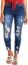 Resfeber Women's Ripped Boyfriend Jeans Cute Distressed Jeans Stretch Skinny Jeans with Hole