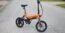 Swagtron Swagcycle EB-7 Elite Plus Folding Electric Bike with Removable Battery, Orange/Black, 16