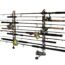 Rush Creek Creations 11 Fishing Rod Storage Wall, Ceiling, or Garage Mount Rack, American Cherry