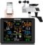 Sainlogic Wireless Weather Station with Outdoor Sensor, 8-in-1 Weather Station with Weather Forecast, Temperature, Air Pressure, Humidity, Wind Gauge, Rain Gauge, Moon Phrase, Alarm Clock (No WiFi)