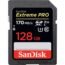 SanDisk 128GB Extreme PRO SDXC UHS-I Card - C10, U3, V30, 4K UHD, SD Card - SDSDXXY-128G-GN4IN