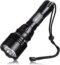 Diving Flashlight,ZHUVATAR 6000 Lumen Waterproof Diving Torch,Rechargeable Scuba Dive Lights Underwater LED Flashlight,Submersible Lights with Battery and Charger for Under Water Deep Sea Cave