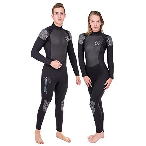 Seavenger Traje de neopreno Odyssey de 0.118 in con pecho de piel de tiburón